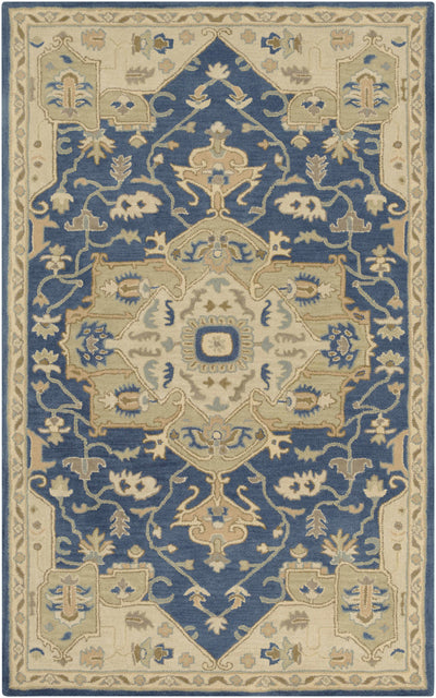 Broomfield 1145 Hand Tufted Blue Wool Rug