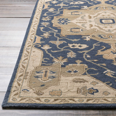 Broomfield 1145 Hand Tufted Blue Wool Rug