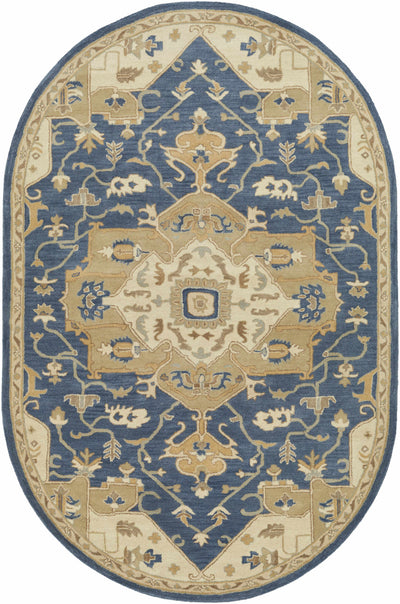 Broomfield 1145 Hand Tufted Blue Wool Rug