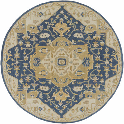 Broomfield 1145 Hand Tufted Blue Wool Rug