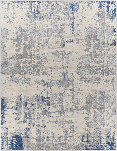 Lubao Blue Contemporary Rug