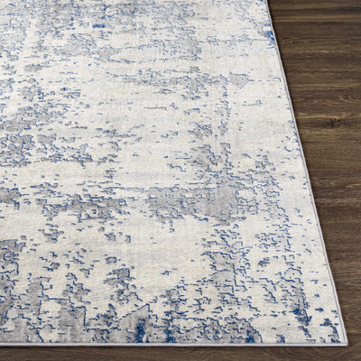 Lubao Blue Contemporary Rug