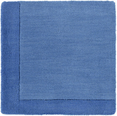 Macedon Blue Bordered Wool Rug