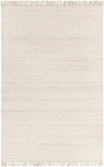 Manby Beige Jute Wool Blend Area Rug