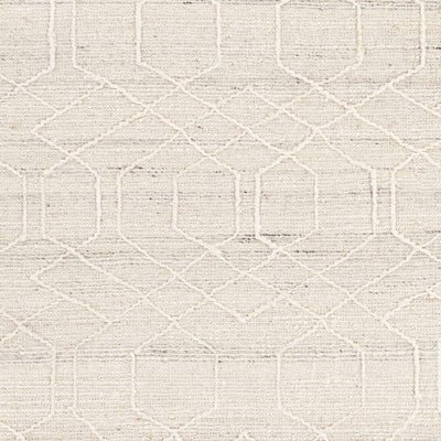 Manby Beige Jute Wool Blend Area Rug