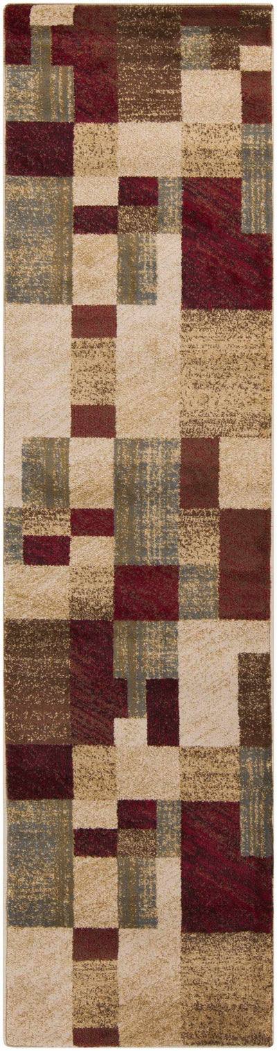 Maumee Brown Mosaic Performance Rug - Clearance