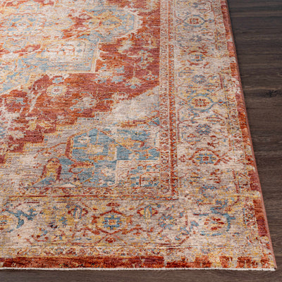 Powassan Red Medallion Area Rug