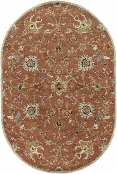 Logville Hand Tufted Rust 1119 Wool Rug