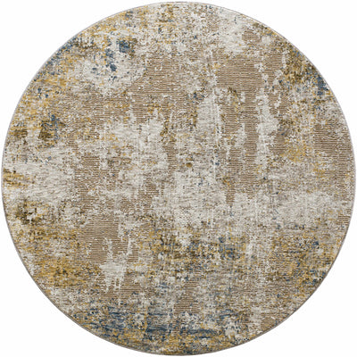 Meads Abstract Mustard Area Rug