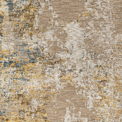 Meads Abstract Mustard Area Rug