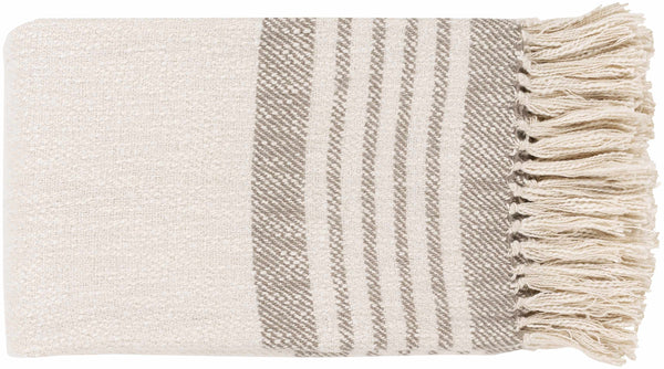 Medomak Cotton Throw Blanket with tassels