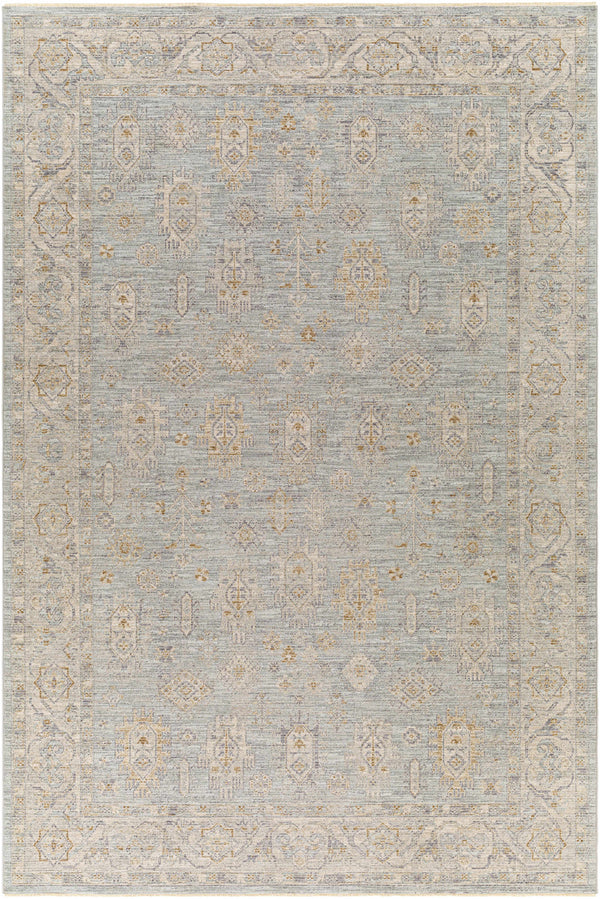 Coby Deep Teal Avant Garde Area Rug