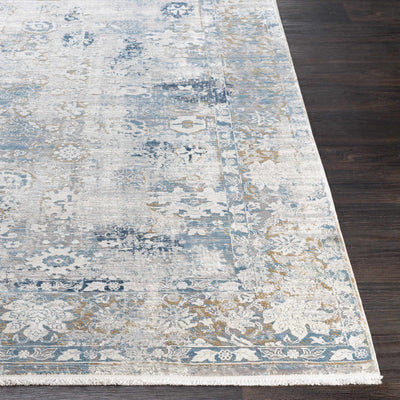 Meggett Distressed Viscose Area Rug