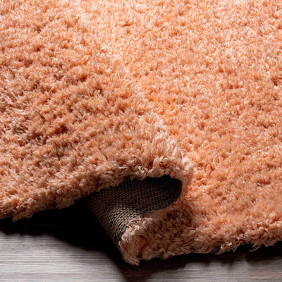 Siari Peach Shag Rug - Clearance