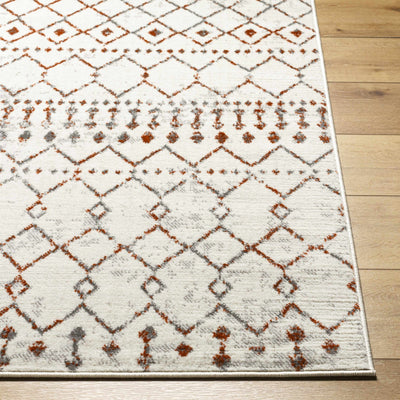 Scandi Rust All Over Pattern Rug