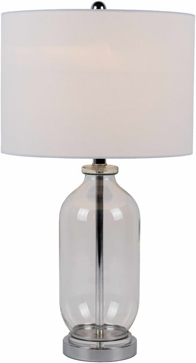 Erzurum Glass White Table Lamp