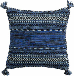 Mickleton Navy Blue Throw Pillow