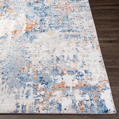 Lorraine Abstract Light Blue Rug - Clearance