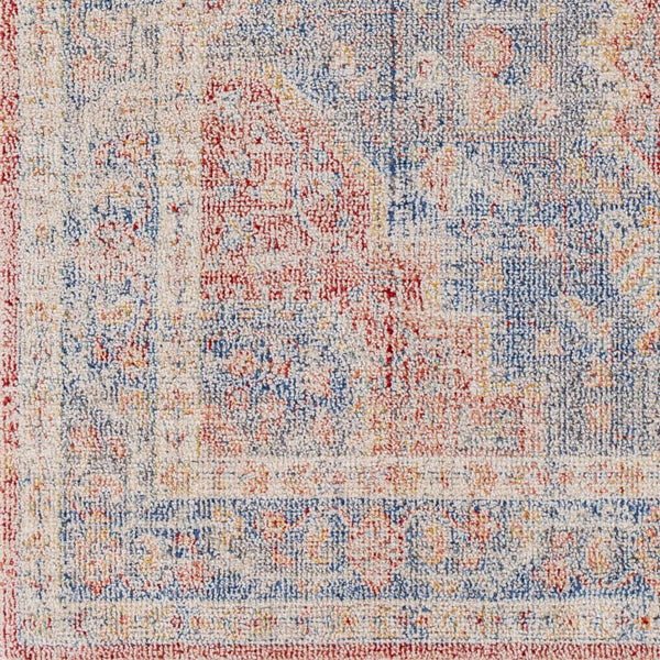 Akio Red & Blue Area Rug - Promo