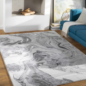 Moana Charcoal Marble Rug