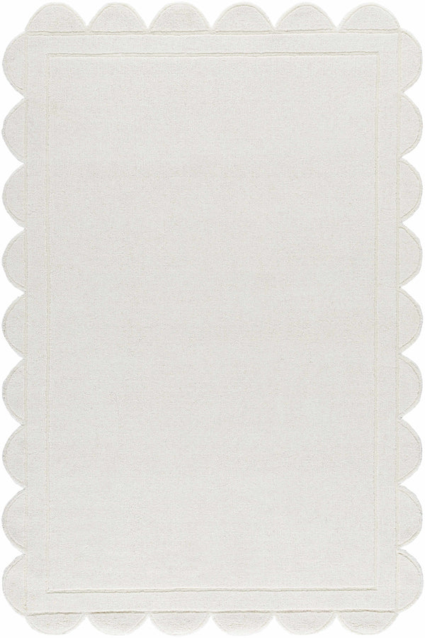 Uhuro White Geometric Area Rug