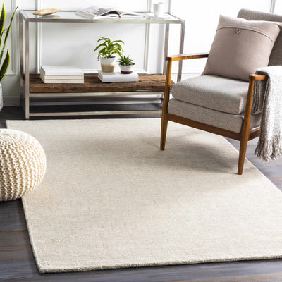 Mariba Ivory Wool Area Rug