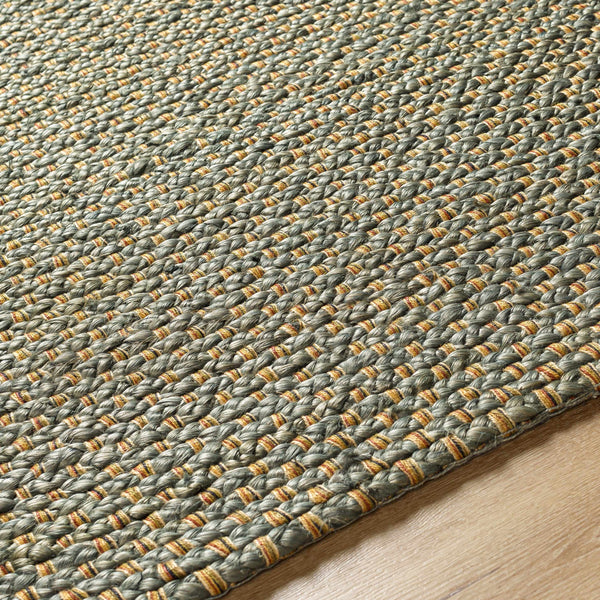 Caspar Hand Woven Sage Jute Rug