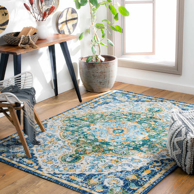 Mattapan Blue/Green Rug - Clearance (FSA)