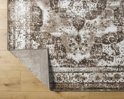 Naara Brown Distressed Area Rug