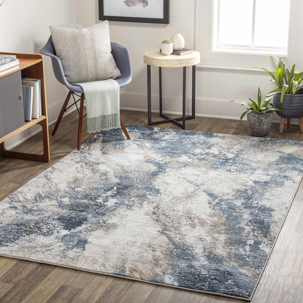 Napierville Blue Marble Rug - Promo