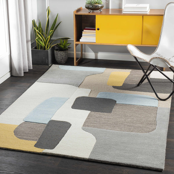 Indialantic Modern Wool Rug