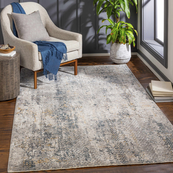 Odell Abstract Fringe Rug