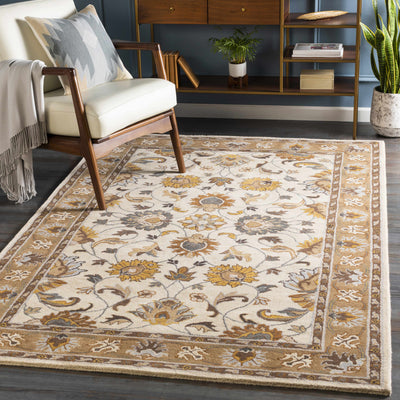 Cherryfield Hand Tufted Mustard Area Rug - Clearance