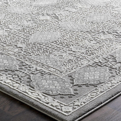 Ordway Textured Gray Area Rug - Clearance