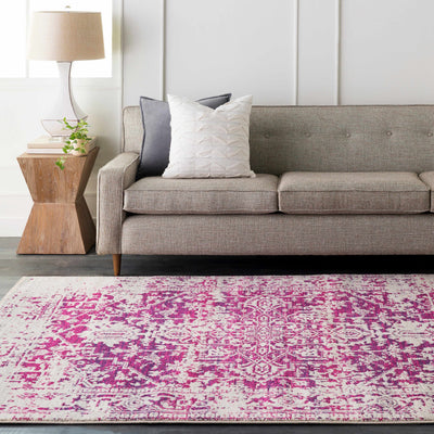 Rachel Burgundy Area Rug - Clearance