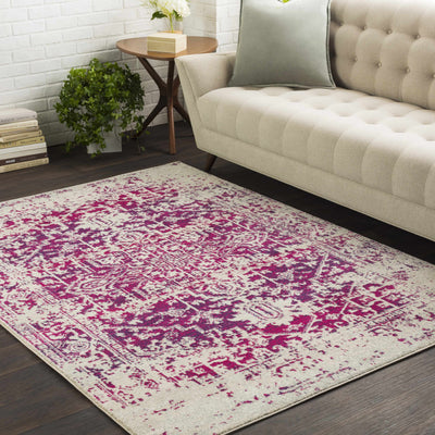 Rachel Burgundy Area Rug - Clearance