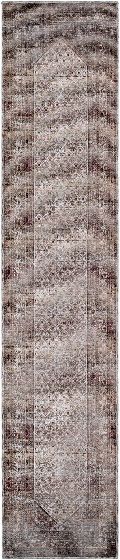 Tan Ormstown Distressed Washable Area Rug - Clearance