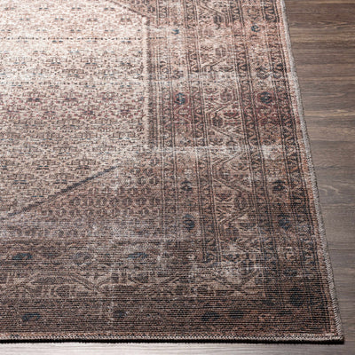 Tan Ormstown Distressed Washable Area Rug - Clearance