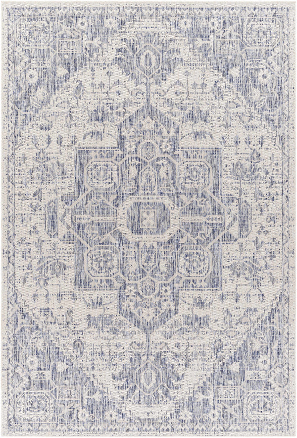 Aure Blue Indoor & Outdoor Rug - Clearance