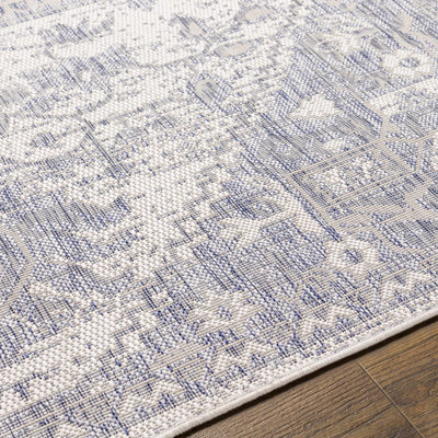 Aure Blue Indoor & Outdoor Rug - Clearance