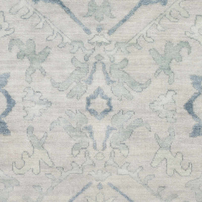 Osteen Blue&Sage Green Premium Wool Rug