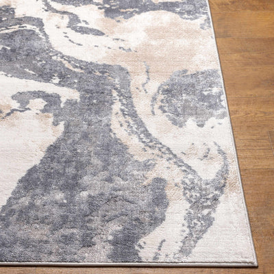 Paraburdoo Cream Gray Marble Rug - Clearance