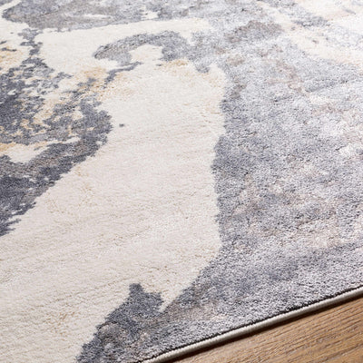 Paraburdoo Cream Gray Marble Rug - Clearance