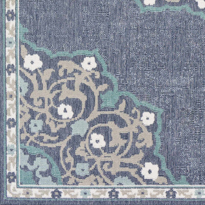 Penland Navy Blue Outdoor Area Carpet - Clearance