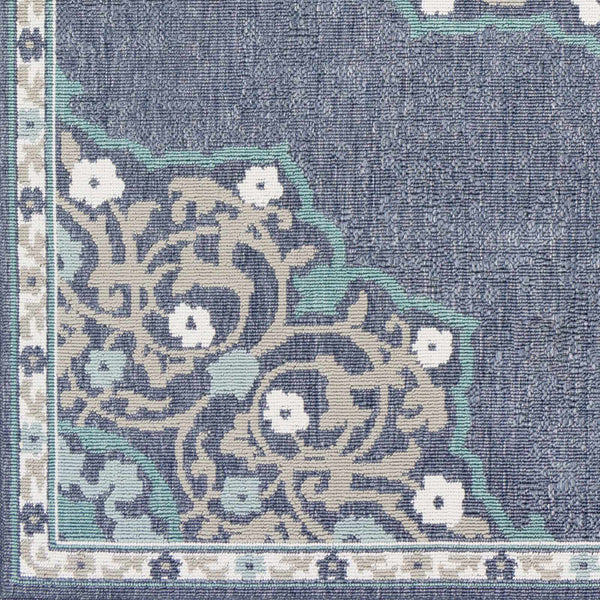 Penland Navy Blue Outdoor Area Carpet - Clearance