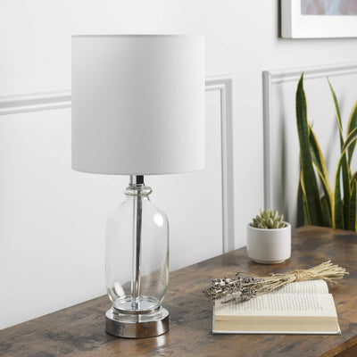 Pertek White Glass Table Lamp