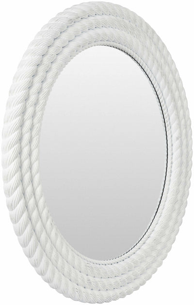 Polverigi Round White Mirror