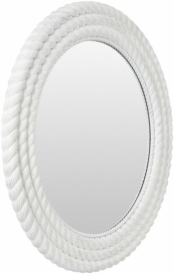 Polverigi Round White Mirror