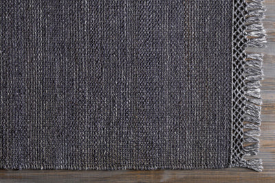 Pima Ink Blue Recycled Jute Carpet - Clearance