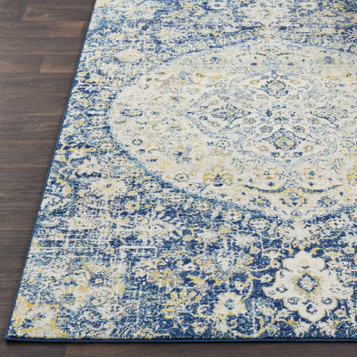 Gray Navy Ojus Area Rug - Clearance